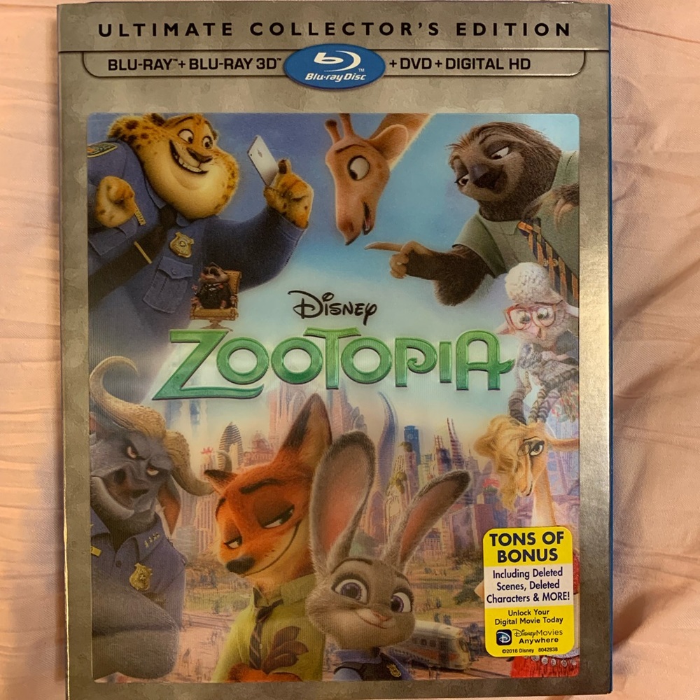 Zootopia Blu-ray+ Blu-ray 3D + DVD